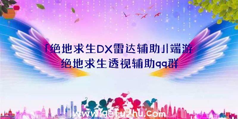 「绝地求生DX雷达辅助」|端游绝地求生透视辅助qq群